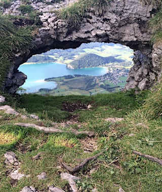 Fenster zum Wolfgangsee