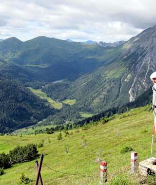 Blick auf das Portjoch