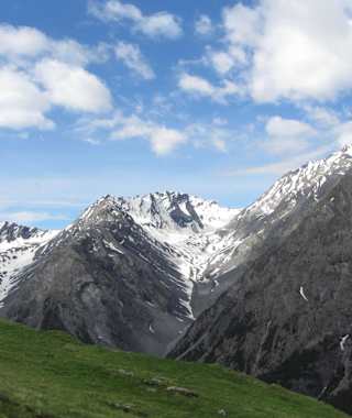 Blick ins Val Sassa und Valletta