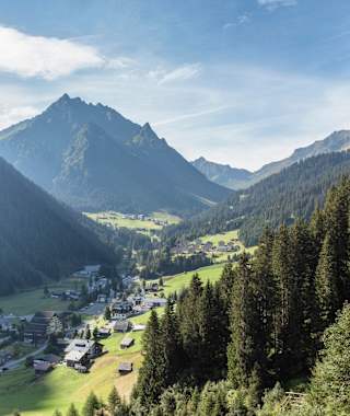 Blick nach Gargellen