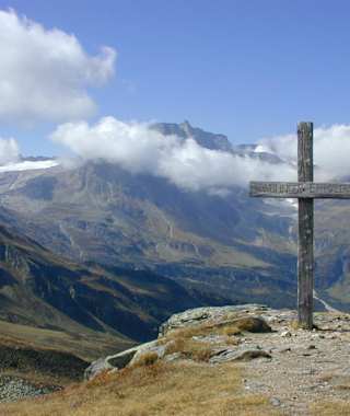 Blick zum Hohen Sonnblick vom Niedersachsenhaus