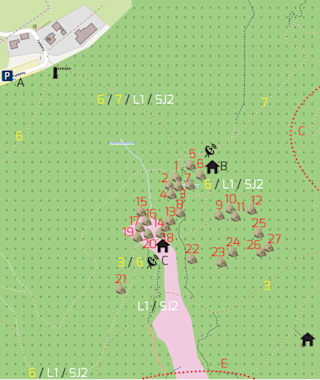 Sektionsübersicht Felsenmeer