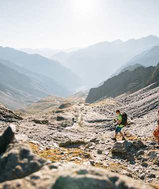 Am Weg Richtung Stettiner Hütte