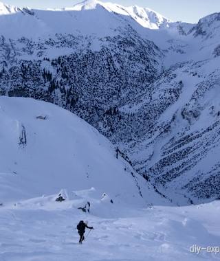 Aufstieg zur Bratschenwand