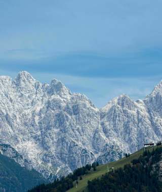 Loferer Steinberge mit Buchensteinwand
