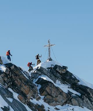 Am Gipfel der Hochalmspitze