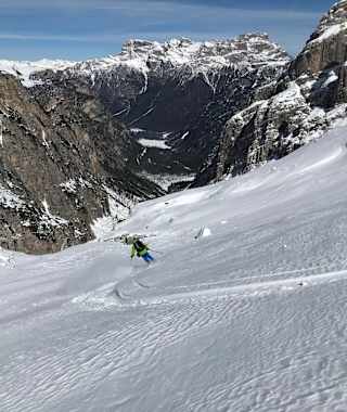 Abfahrt – die Spuren enden wieder in der Schlüsselstelle