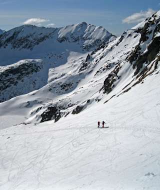 Oberhalb des mittleren Kaltenbachsees