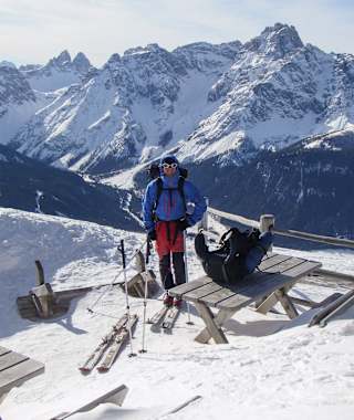 Die längste Tour - die Skiüberschreitung Karnischer Hauptkamm von Sillian bis Plöckenpass „Fram“