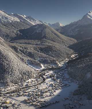 Scharnitz mit Blick ins Karwendel