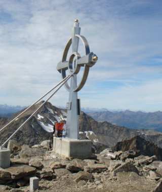 Am Gipfel des Glödis