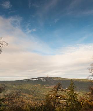 Ausblick vom Altkönig auf Großen Feldberg
