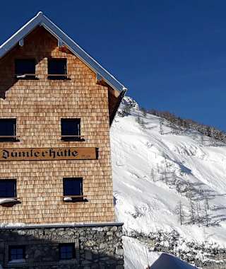 Die sanierte Dümlerhütte