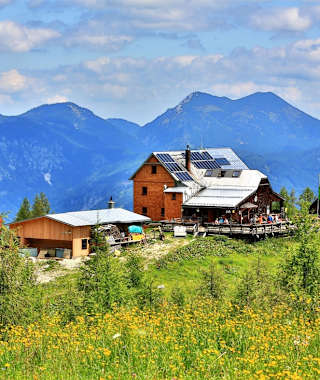 Ein beliebtes Wanderziel - die Dümlerhütte