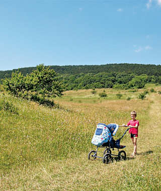 Kinderwagenwanderung um Wien
