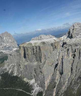 Piz Ciavazes und die Val Lasties in der Sellagruppe
