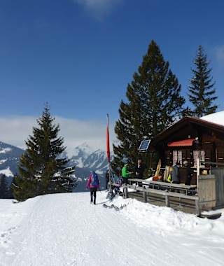 Am Höhenrücken der Höhi Wispile