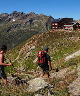 Kurz vor der Edmund-Graf-Hütte