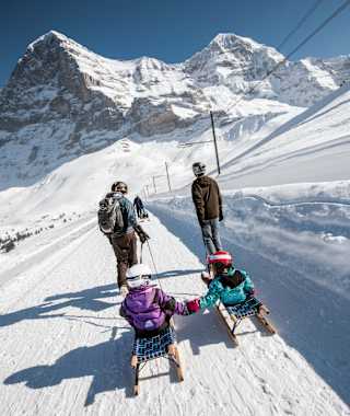 Schlittelvergnügen für die ganze Familie