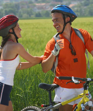 Familienradtour entlang des R9