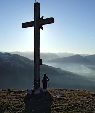 Am Gipfel des Baumooskogels