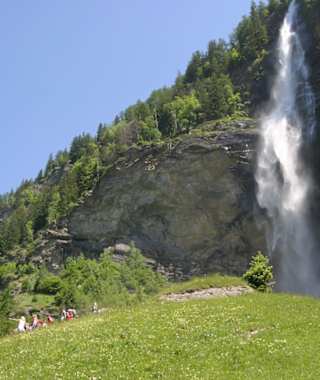 Aussichtskanzel unter Fallbachfall