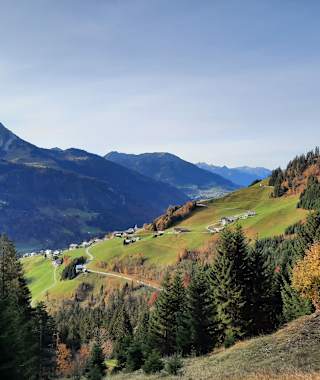Blick zurück Richtung Fontanella