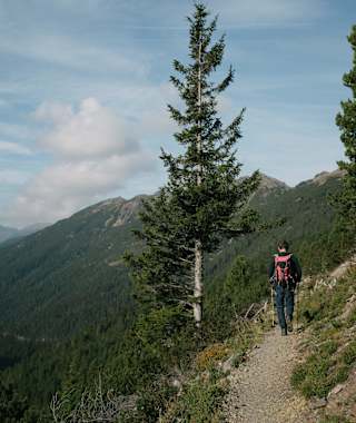 Zustieg zur Flaggerschartenhütte