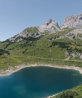 Der Formarinsee im Lechquellgebirge