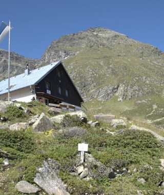 Die Frischmannhütte im Ötztal