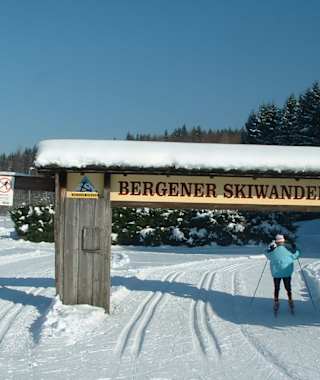 Langlaufloipe Bergen