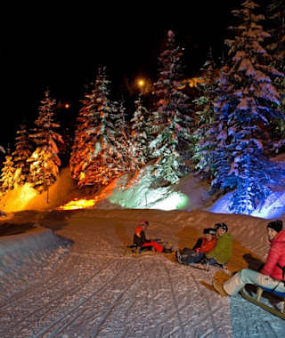 Nachtrodeln am Galsterberg