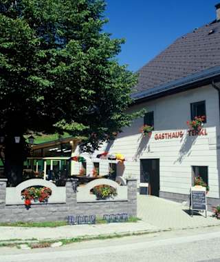 Das Etappenziel, das Gasthaus Terklbauer