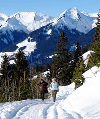 Richtung Guggernülli im Großen Walsertal