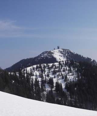 Die Gemeindealpe, wie man sie erstmals zu sehen bekommt