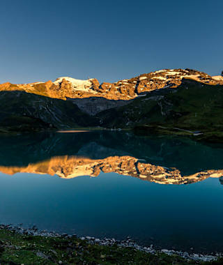 Herrliches Abendpanorama am Trübsee