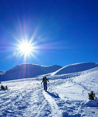 Hinten links der Gipfel des Buffalora