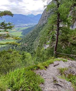 Goggsteig oberhalb von Lienz