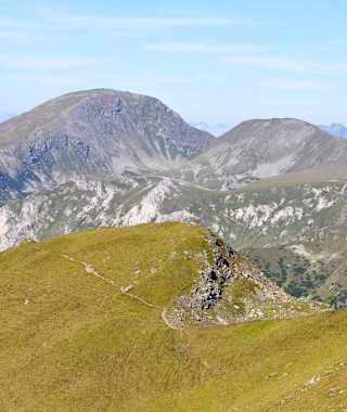 Gr. Rosennock (2.440 m) und rechts Kl. Rosennock (2.361 m)