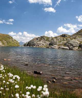 Abwechslungsreiche Berglandschaft