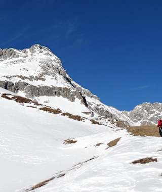 Blick Richtung Gipfel