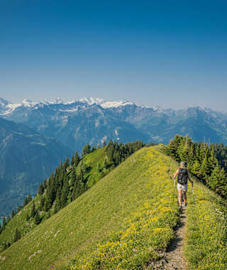 Wanderung vom Augstmatthorn nach Habkern.