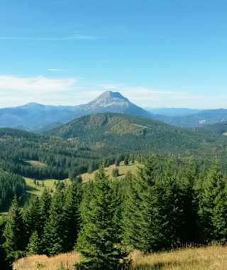 Blick vom Hennesteck