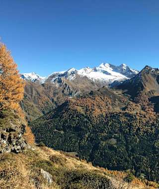 Herbststimmung über dem Schmirntal