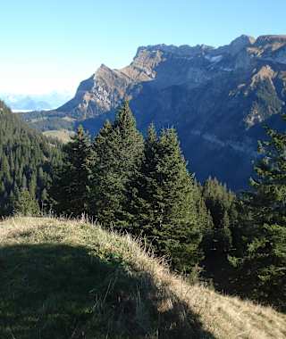Herrliche Ausblicke auf der Wanderung vom Eigenthal ins Regenfüeli