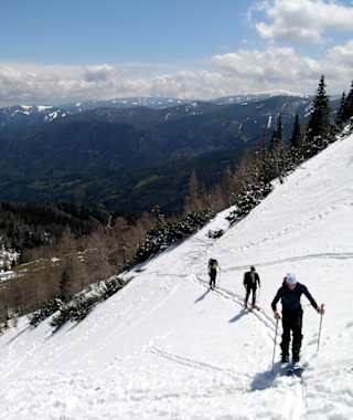 Aufstieg durch den Karlgraben