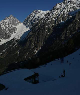 Ausgangspunkt für die Tour auf den Hinterbergkofel ist der Staller Sattel.