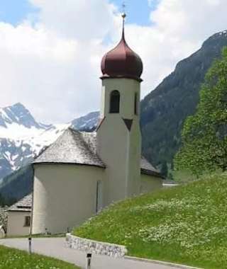 Die Kirche von Hinterhornbach