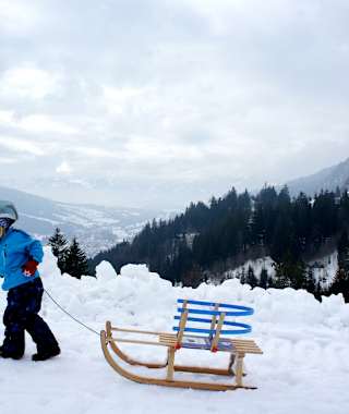 Rodelspaß auch für die Kleinen