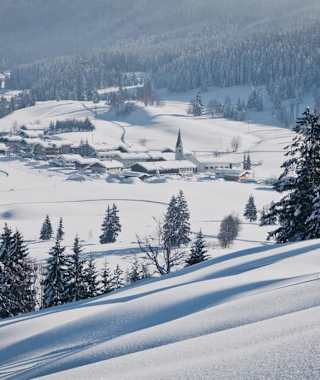 Winterpanorama Hochfilzen